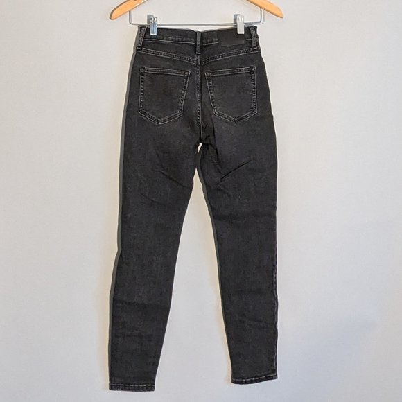 Everlane Authentic Stretch High-Rise Skinny Button Fly Jeans 26 Washed B… - Picture 4 of 8